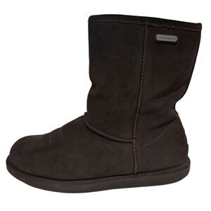 EMU Australia Patterson Lo Waterproof Winter Mid Calf Sheepskin Boot Chocolate 8